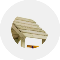 Toit en bois