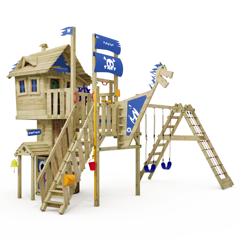Aire de jeux Wickey Prime NeverLand sans toboggan spirale