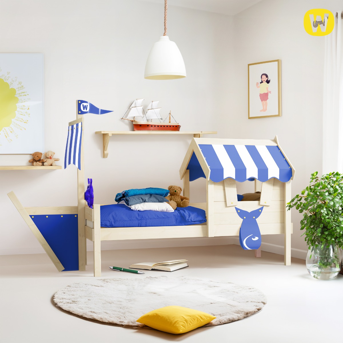 Lit enfant Wickey CrAzY Finny 630804_k