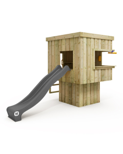 Cabane enfant moderne sur pilotis Wickey CubicCabin High, avec échelle  835250_k