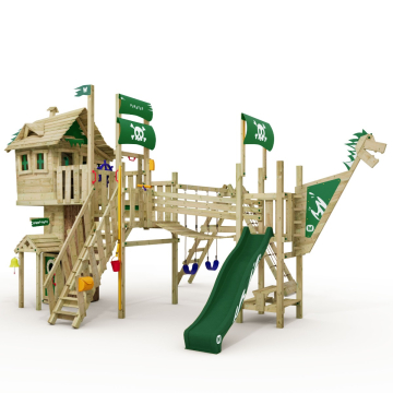 Aire de jeux Wickey Prime NeverLand Gold Edition sans Toboggan spirale  621060_k