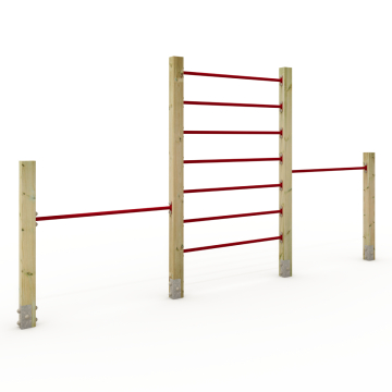 Échelle d'escalade avec barre double Wickey PRO Tumble 419PX  100723