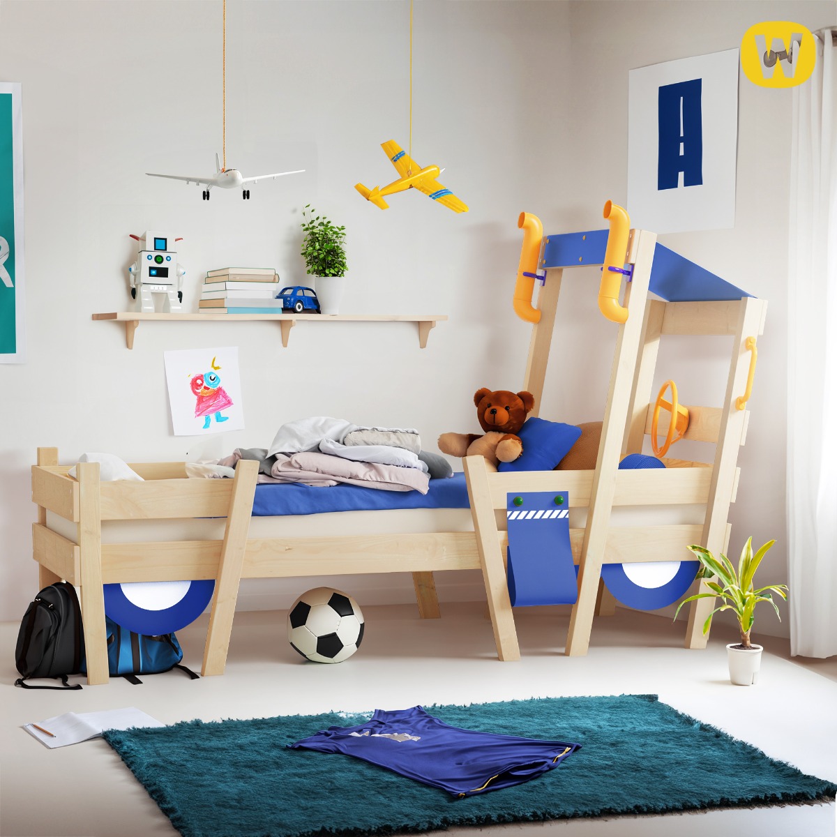 Lit d'enfant Wickey CrAzY Sparky Max 630517_k