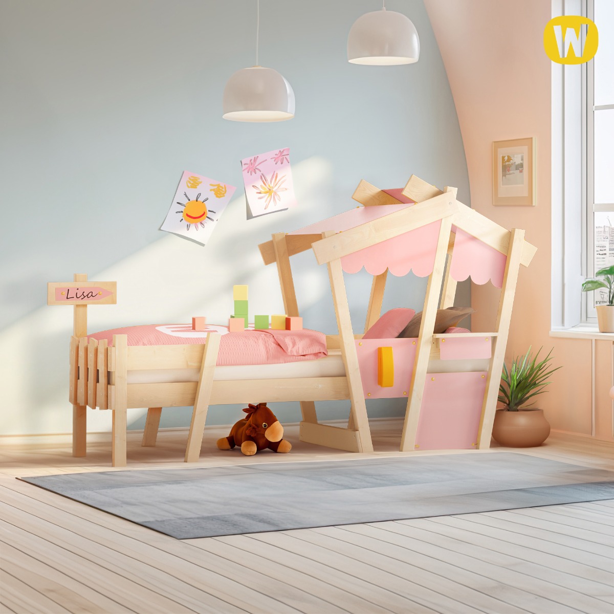 Lit ludique CrAzY Candy de Wickey 630510_k