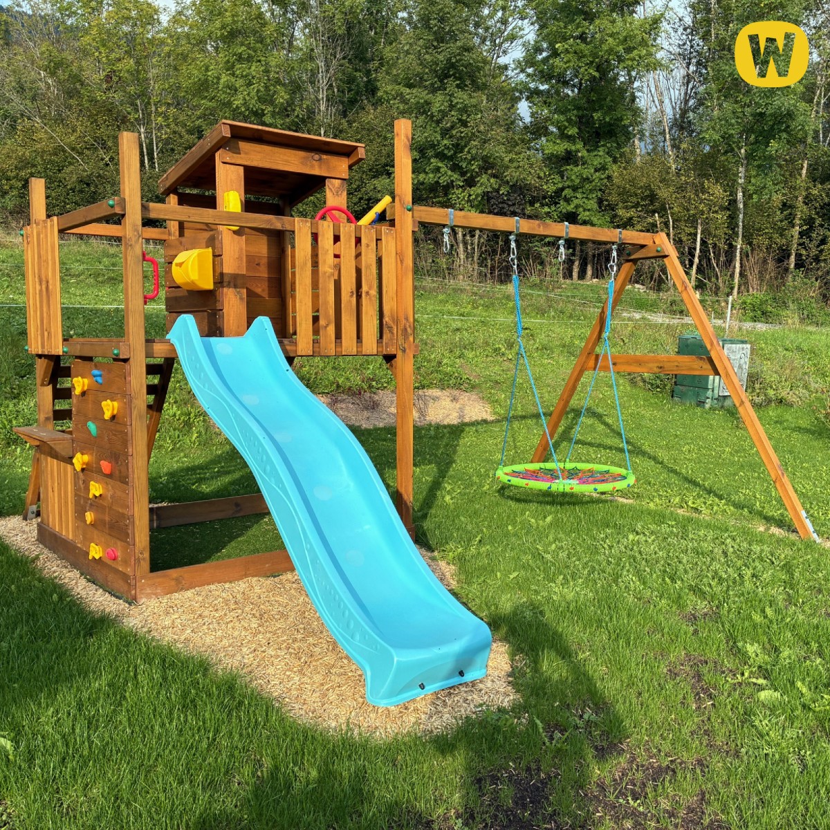 Aire de jeux Wickey Smart Cabin avec différents modules d'extension 11040001000000_k