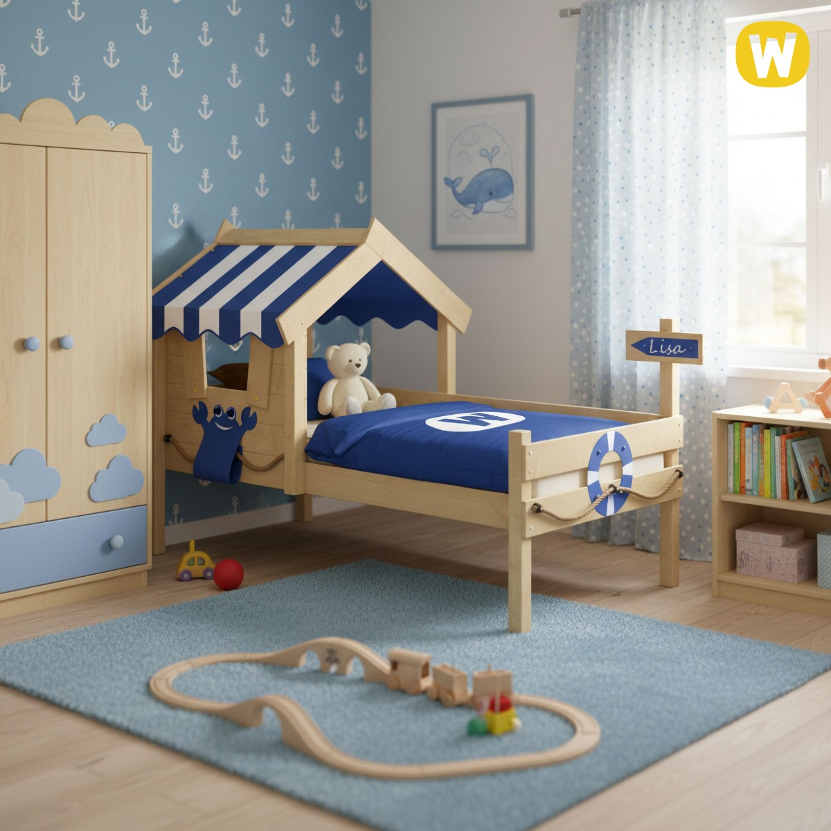 Lit enfant Wickey CrAzY Sharky 630753_k
