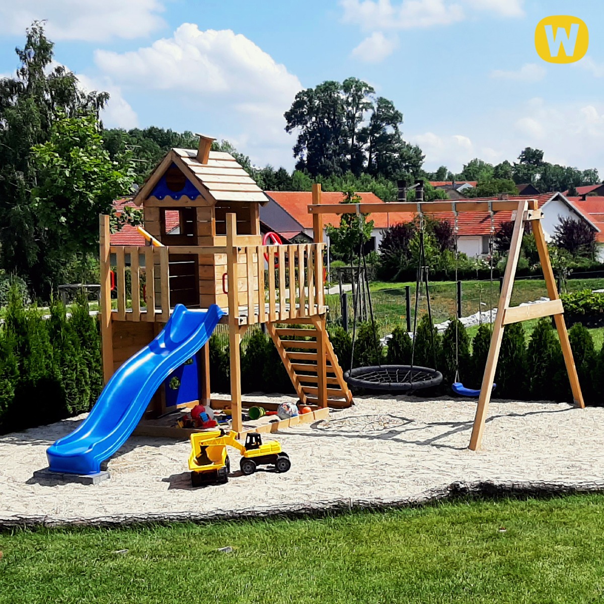 Aire de jeux Wickey Smart Lodge 150 814161_k