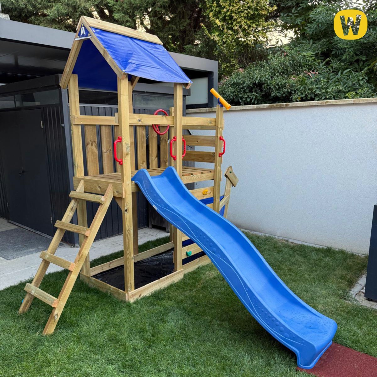 Aire de jeux avec toboggan Wickey SpookyFlyer 1000240_k