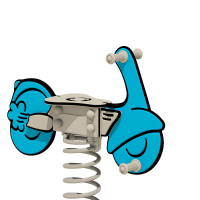 Jeu sur ressort Wickey PRO scooter "Weeley"  1000394_k